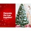 Jingle Jollys 2.4m 8ft Christmas Tree Xmas Decoration Home Decor 1500 Tips Green Carousel 6