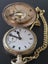 Pocket Watch Gold Filled Dennison Half Hunter Case Carousel 4