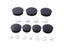 1000PCS Snap On Plastic Plug Hole Caps Wall Cable Desk Plugs Furniture Holes Carousel 1