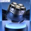 6-Blade Rotary USB Rechargeable Men's Electric Shaver - Professional Carousel 1