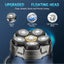 6-Blade Rotary USB Rechargeable Men's Electric Shaver - Professional Carousel 2
