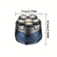 6-Blade Rotary USB Rechargeable Men's Electric Shaver - Professional Carousel 4