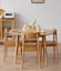 Berlin Solid Oak Round Dining Table Carousel 2
