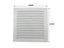 Louver Vent Grille Cover Square Vent Insect Screen Cover Air Vent Ventilator Carousel 6