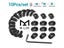 10Pcs Rail Screws And Nuts Replacement Rails T-Nut Screw Replacement Set For Carousel 3