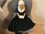 Vintage very rare over 80yrs old velvet lady nightie/pj holder Carousel 1