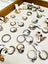 $1 res *50 pieces* Bulk Mixed Jewelry Lot – Earrings, Rings, Necklaces & More!!! Carousel 4