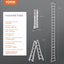 Telescoping Ladder A Frame 20 Ft Extension Multi-Function For Homework Carousel 2