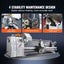 Metal Lathe Machine 210 Mm X 736 Mm Precision Benchtop Power Metal Lathe 0-25... Carousel 6