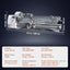 Metal Lathe Machine 210 Mm X 736 Mm Precision Benchtop Power Metal Lathe 0-25... Carousel 3