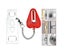 Portable Door Lock Security Safety Travel Hotel Home Safe Lock-Red Carousel 6