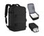Large Travel Backpack Hiking Backpack Outdoor Gym Bag Mommy Bag-black Carousel 1