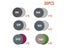 30pcs 3 Inch 75mm Sanding Disc Wet/Dry Sandpaper Hook-Loops Sander Discs For Carousel 6