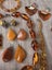 $1 reserve Lot of vintage jewellery. amber, Austrian citrine and carnelian. Carousel 12