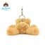 Jellycat London Smudge Bear Bag Charm / Keychain – Plush Toy Gift Carousel 1