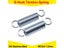 304 Stainless Steel S Hook Pullback Tension Spring Cylindroid Helical Coil Carousel 3