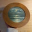 Waves On a moonlit night in Vintage Round Oak Frame Carousel 4