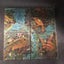 Vintage old cloth type canvas Art of bird 1life Carousel 3