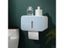 Toilet Paper Holder Towel Wall Mounted Storage Box Bathroom Accessories Tray Carousel 1