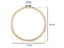 Bamboo Frame Embroidery Hoop Ring DIY Painting Kit Carousel 1