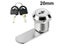 16/20/25/30mm Cam Lock Security Lock Door Mail Box Furniture Locker Drawer Carousel 1