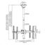 Brateck PLB-CE946-01LD Dual 37"-70" Back-to-Back Flat Panel Ceiling Mounts for Carousel 2