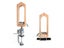 Leather Retaining Clip Rotate 360 Degrees Wooden Leather Stitching Fixed Clamp Carousel 6
