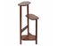 Brown 3 Tier Geometric Plant Stand Planter Holder Rack 75cm High Flower Bonsa Carousel 1