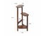 Brown 3 Tier Geometric Plant Stand Planter Holder Rack 75cm High Flower Bonsa Carousel 2