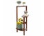 Brown 3 Tier Geometric Plant Stand Planter Holder Rack 75cm High Flower Bonsa Carousel 3