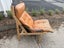 Rare JW Backhouse Vintage Mid-Century Leather Lounge Chair Carousel 3