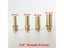 Brass Pipe Connectors 6mm 8mm 10mm 12mm 14mm 16mm 19mm Barbed 1/8" 1/4" 3/8" Carousel 4