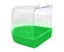 Pet Bird Parrot Transparent Bathing Tub Bathtub Shower Box Hanging Cage Decor Carousel 1