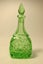 ART DECO BOHEMIAN EMERALD HAND CUT CRYSTAL PERFUME BOTTLE Carousel 2
