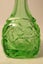ART DECO BOHEMIAN EMERALD HAND CUT CRYSTAL PERFUME BOTTLE Carousel 3