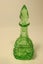 ART DECO BOHEMIAN EMERALD HAND CUT CRYSTAL PERFUME BOTTLE Carousel 4