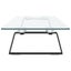 Monitor Stand Black 100x20x8 Cm Tempered Glass And Metal Tiaxxl Carousel 5
