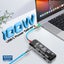 Promate 11-in-1 USB Multi-Port Hub with USB-C Connector - Transparent Includes Carousel 3