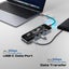 Promate 11-in-1 USB Multi-Port Hub with USB-C Connector - Transparent Includes Carousel 7