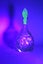 ART DECO BOHEMIAN EMERALD HAND CUT CRYSTAL PERFUME BOTTLE Carousel 1
