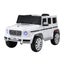 Kids Ride On Car Licensed G500 Electric Toys Horn Remote 12V White Kids Ride On Carousel 1