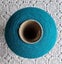 1 kg of synthetic (not wool) laceweight 2-ply yarn - teal - clean and fresh Carousel 4