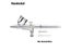 Gravity Feed Dual-Action Airbrush Spray Gun Kit Trigger Spray Gun For Art Craft Carousel 1