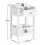 2pcs Side Table Nightstand Carousel 2
