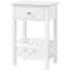 2pcs Side Table Nightstand Carousel 6