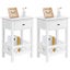 2pcs Side Table Nightstand Carousel 9