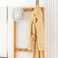 Wooden Hall Stand Modern Style Minimalist Home Floor Coat Rack with Drawer Carousel 1