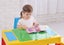 Toddler Table for Building Blocks | Multipurpose Kids Table & Chairs Carousel 7
