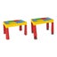 Toddler Table for Building Blocks | Multipurpose Kids Table & Chairs Carousel 8