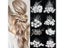 Silver Color Pearl Rhinestone Wedding Hair Combs Hair Accessories For Women Carousel 9